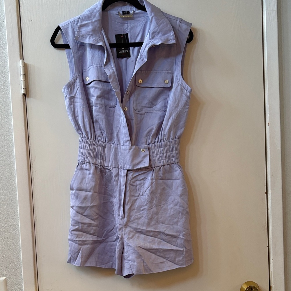 Guess Light Blue  Sleeveless Jumpsuit